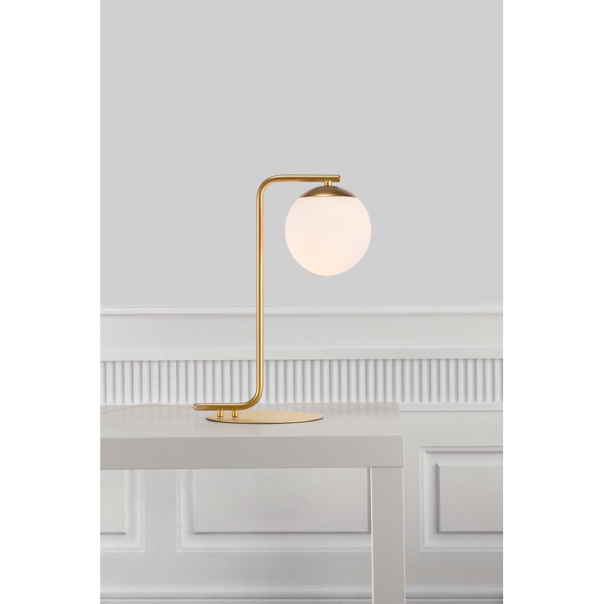 Nordlux - Stolní lampa GRANT 1xE14/40W/230V zlatá