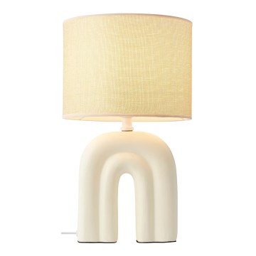 Nordlux - Stolní lampa HAZE 1xE27/40W/230V béžová