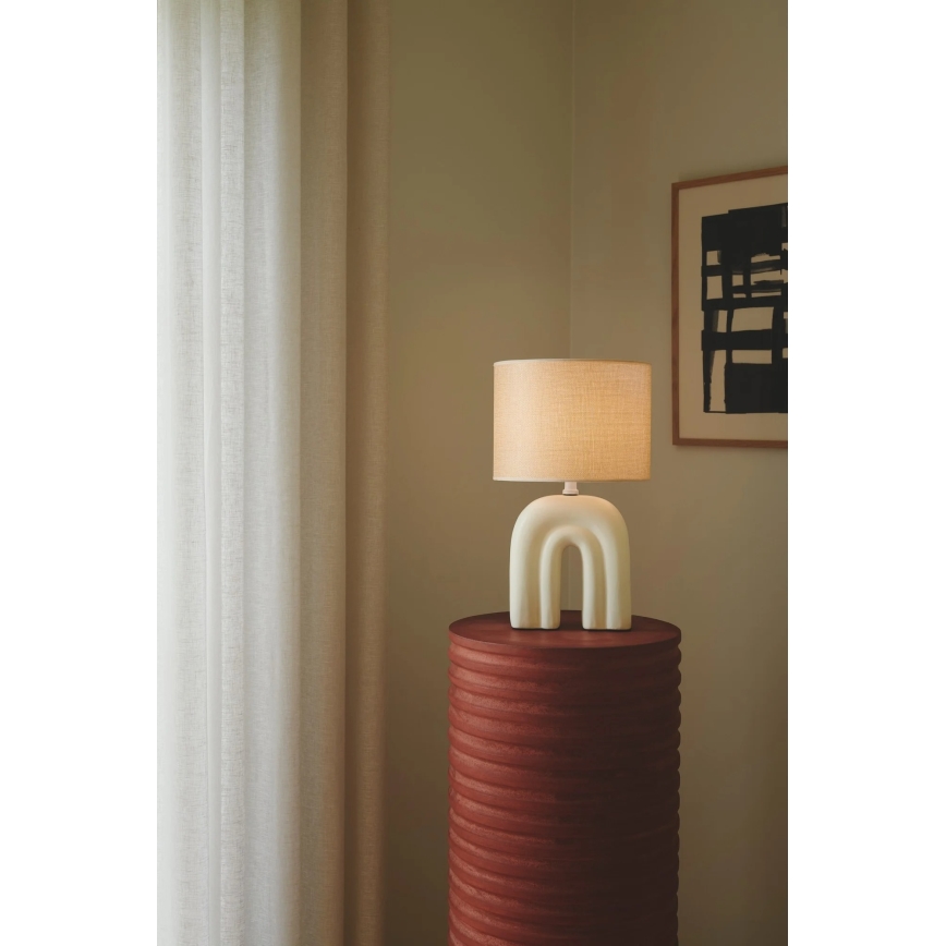 Nordlux - Stolní lampa HAZE 1xE27/40W/230V béžová