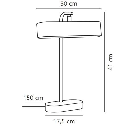 Nordlux - Stolní lampa MERLIN 2xG9/5W/230V černá
