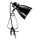 Nordlux - Stolní lampa s klipem CYCLONE 1xE14/15W/230V černá