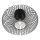 Nordlux - Stropní svítidlo BERONI 1xE27/60W/230V pr. 40,3 cm černá
