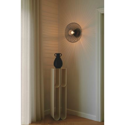 Nordlux - Stropní svítidlo BERONI 1xE27/60W/230V pr. 40,3 cm černá