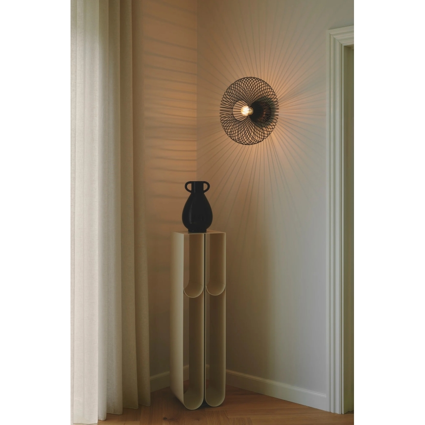 Nordlux - Stropní svítidlo BERONI 1xE27/60W/230V pr. 40,3 cm černá