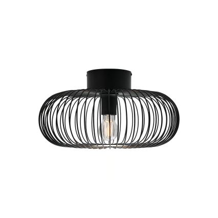 Nordlux - Stropní svítidlo BERONI 1xE27/60W/230V pr. 40,3 cm černá