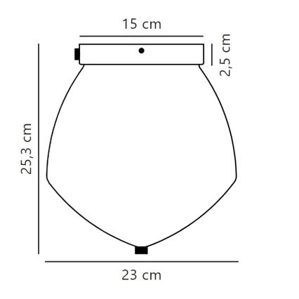 Nordlux - Stropní svítidlo ORBIFORM 1xE27/40W/230V zlatá