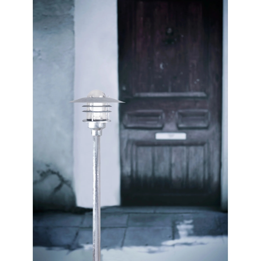 Nordlux - Venkovní lampa AGGER 1xE27/60W/230V IP54 stříbrná