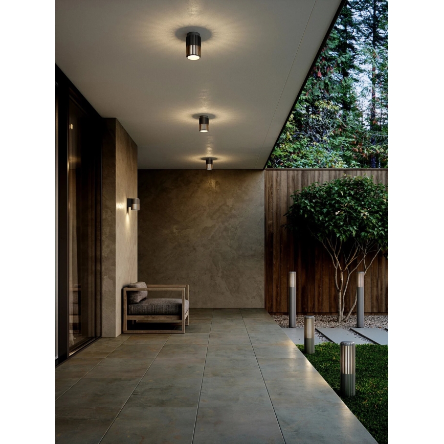Nordlux - Venkovní lampa ALUDRA 1xE27/15W/230V IP44 antracit 45,4 cm