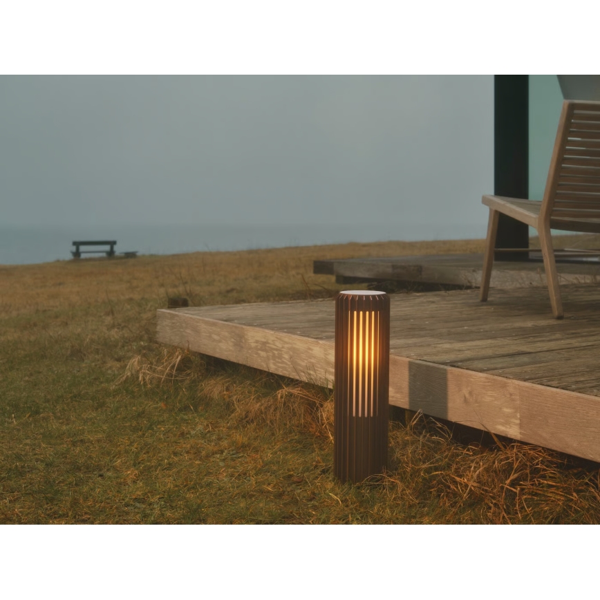Nordlux - Venkovní lampa ALUDRA 1xE27/15W/230V IP44 hnědá 45,4 cm