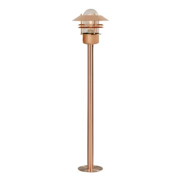 Nordlux - Venkovní lampa BLOKHUS 1xE27/60W/230V IP54 měděná