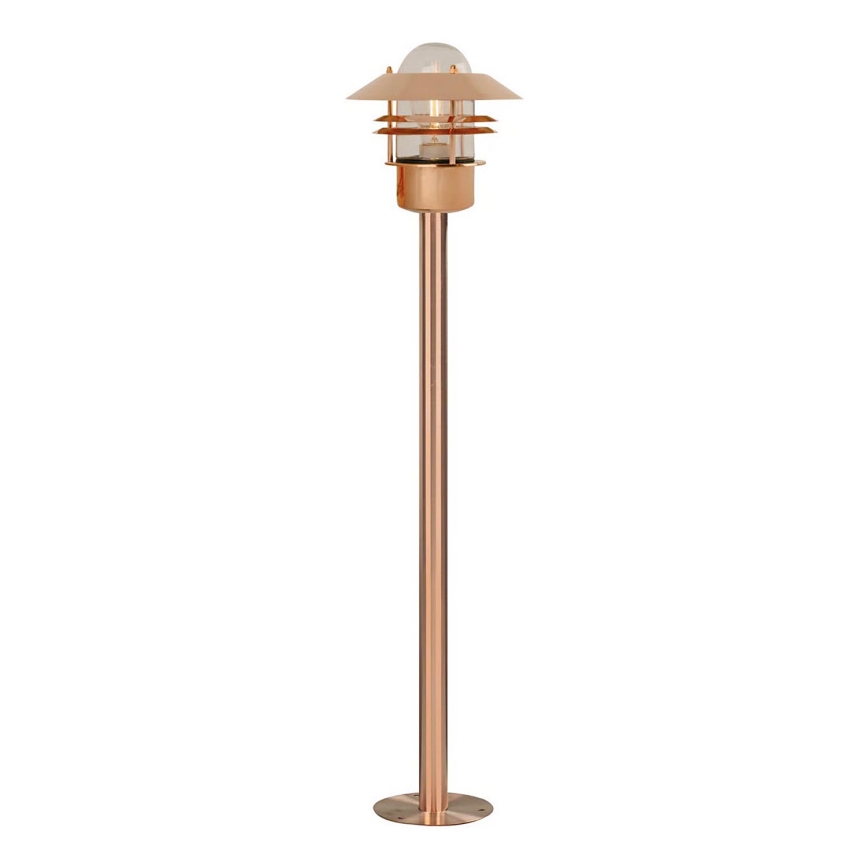 Nordlux - Venkovní lampa BLOKHUS 1xE27/60W/230V IP54 měděná