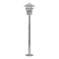 Nordlux - Venkovní lampa BLOKHUS 1xE27/60W/230V IP54 stříbrná 92 cm