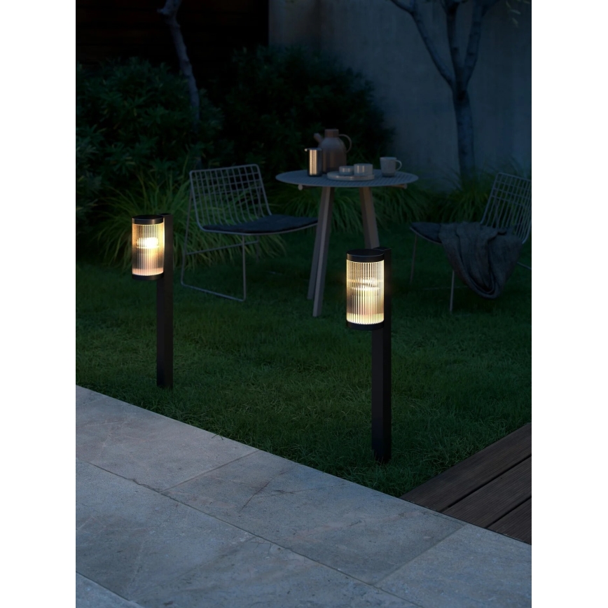 Nordlux - Venkovní lampa COUPAR 1xE27/25W/230V IP54 80 cm černá