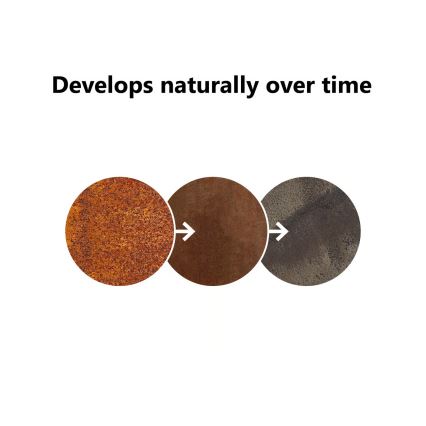 Nordlux - Venkovní lampa HELIX 1xGU10/8W/230V IP44 rezavá 80 cm