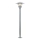 Nordlux - Venkovní lampa LONSTRUP 1xE27/60W/230V IP44 matný chrom 116 cm