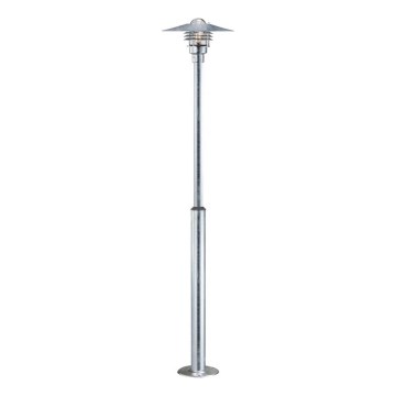 Nordlux - Venkovní lampa VEJERS 1xE27/60W/230V IP54 stříbrná 130 cm