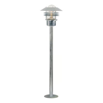Nordlux - Venkovní lampa VEJERS 1xE27/60W/230V IP54 stříbrná 92 cm