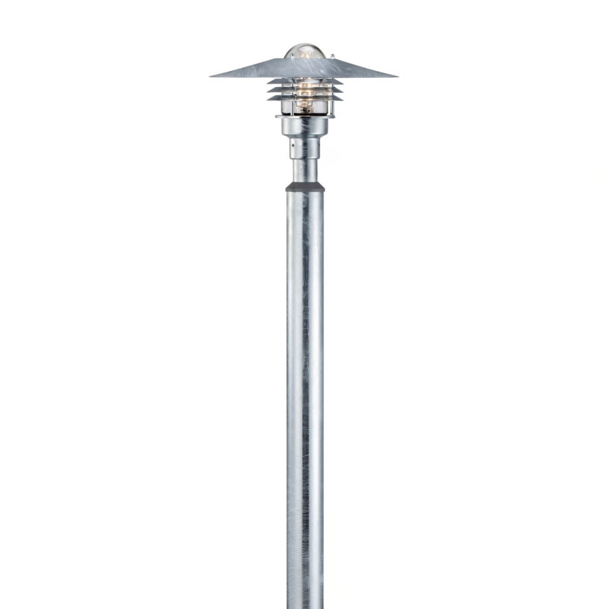 Nordlux - Venkovní lampa VEJERS 1xE27/60W/230V IP54 stříbrná