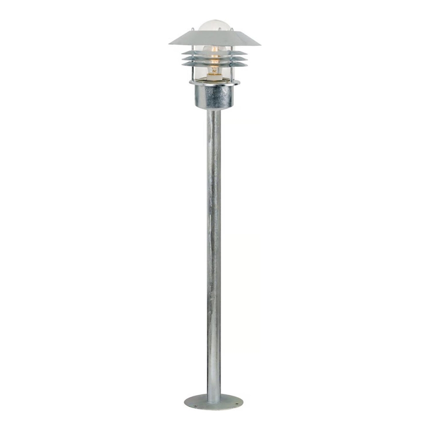 Nordlux - Venkovní lampa VEJERS 1xE27/60W/230V IP54 stříbrná