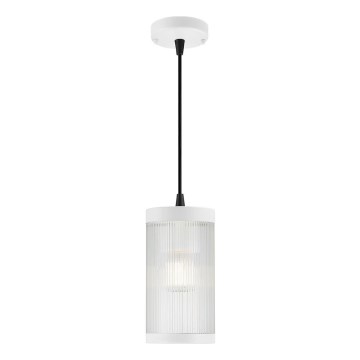 Nordlux - Venkovní lustr na lanku COUPAR 1xE27/25W/230V IP33 pr. 13 cm bílá