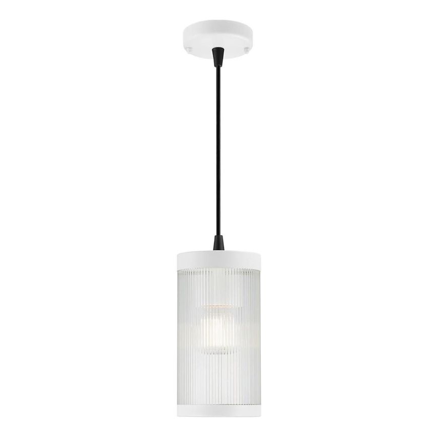 Nordlux - Venkovní lustr na lanku COUPAR 1xE27/25W/230V IP33 pr. 13 cm bílá