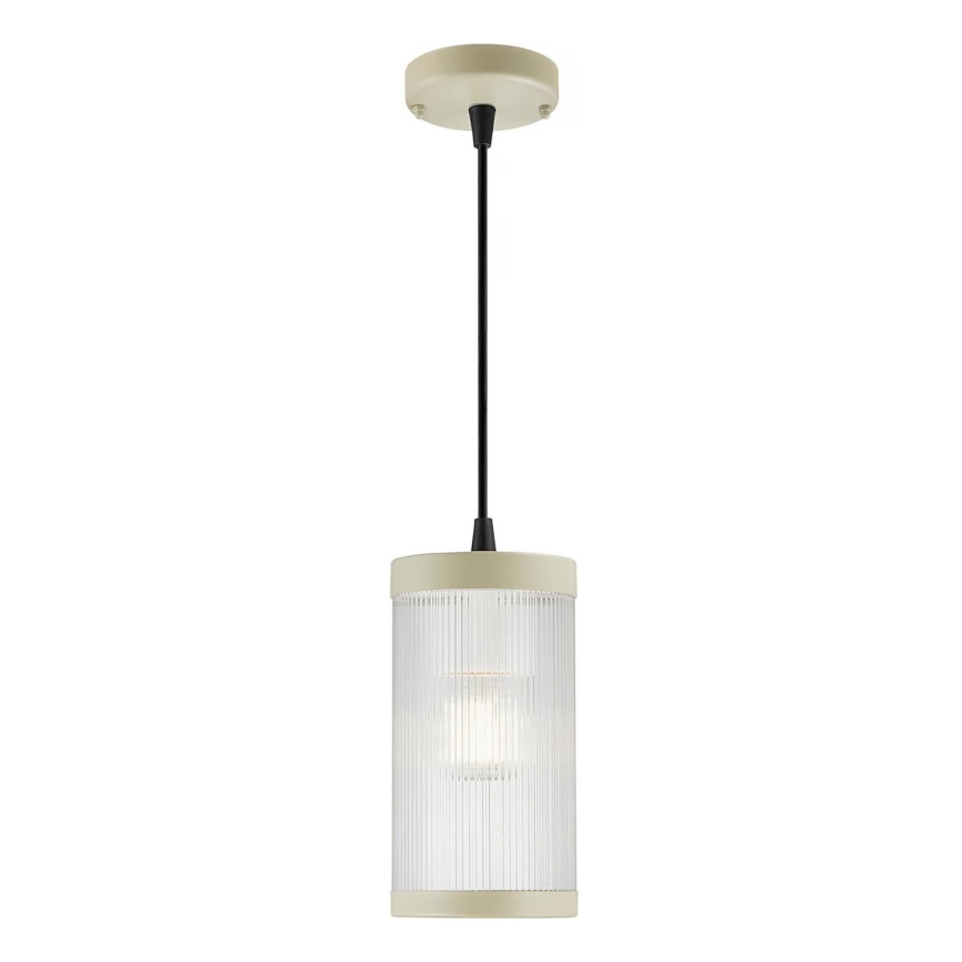 Nordlux - Venkovní lustr na lanku COUPAR 1xE27/25W/230V IP33 pr. 13 cm krémová