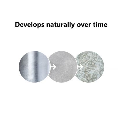 Nordlux - Venkovní nástěnné svítidlo AGGER 1xE27/60W/230V IP54 stříbrná