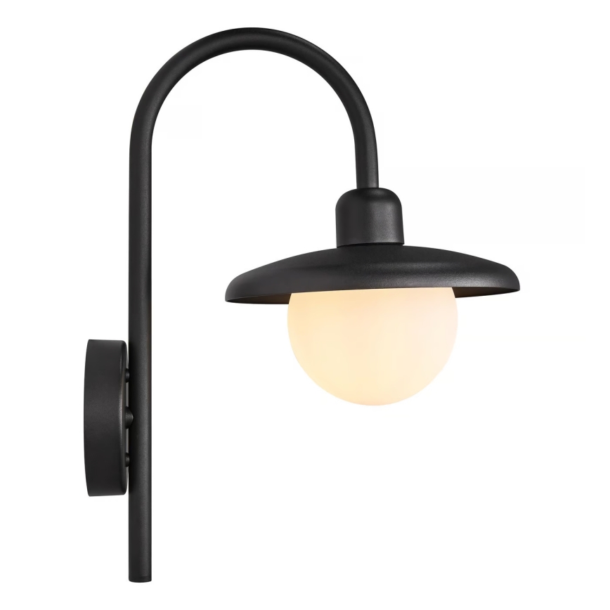 Nordlux - Venkovní nástěnné svítidlo BERLO 1xE27/10W/230V IP44 černá