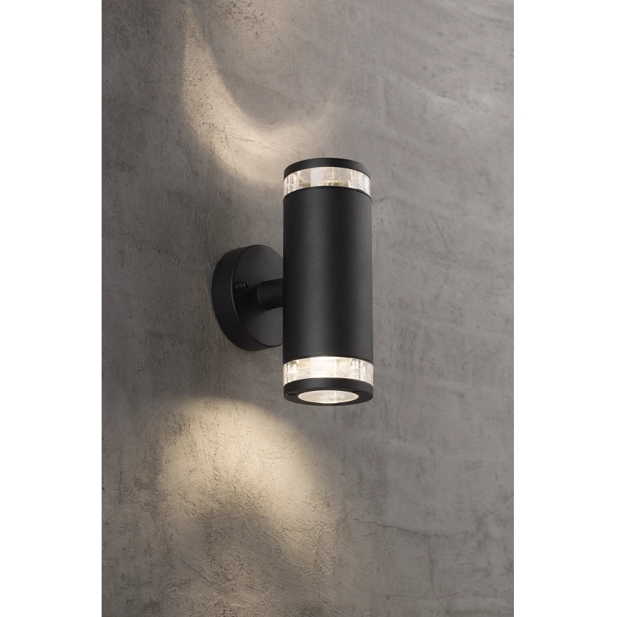 Nordlux - Venkovní nástěnné svítidlo BIRK 2xGU10/28W/230V IP44