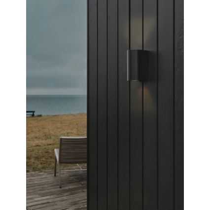 Nordlux - Venkovní nástěnné svítidlo CANTO 2xGU10/28W/230V IP44 černá