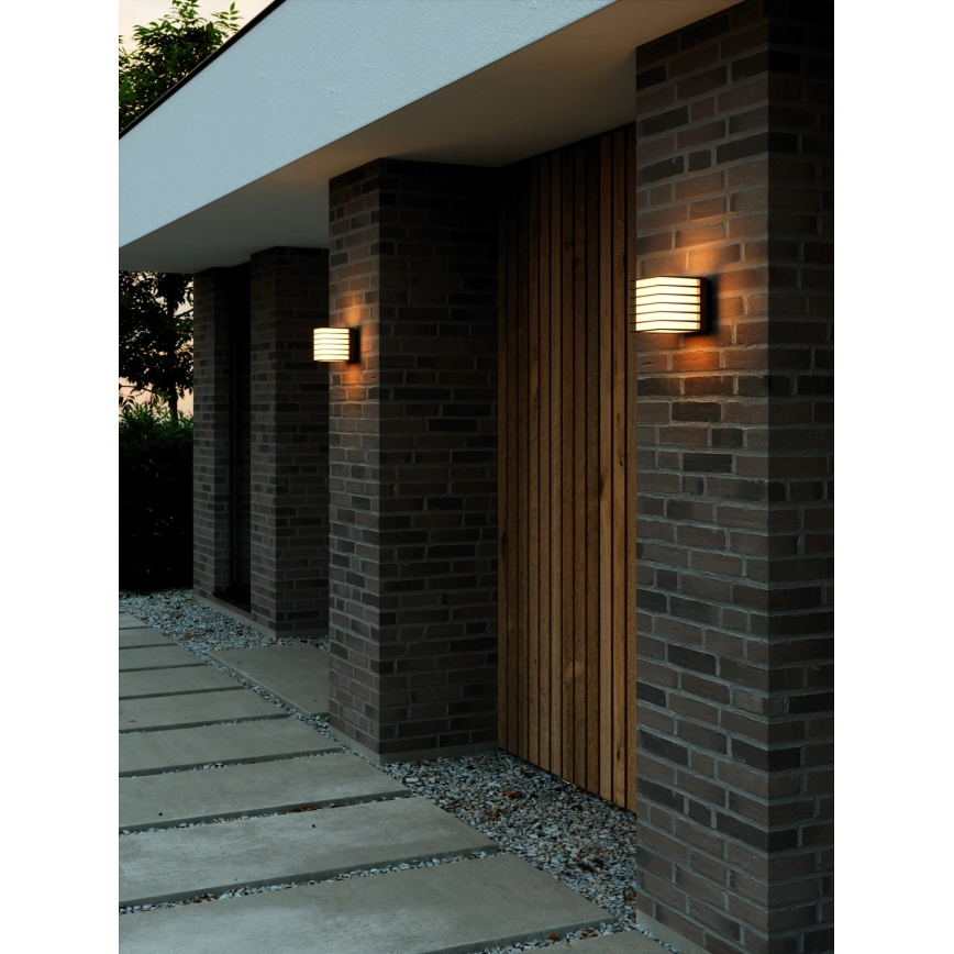 Nordlux - Venkovní nástěnné svítidlo FLUCTUS 1xE27/15W/230V IP44