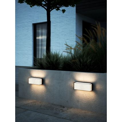 Nordlux - Venkovní nástěnné svítidlo FLUCTUS 2xE27/15W/230V IP44