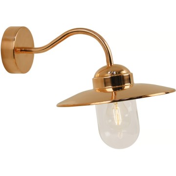 Nordlux - Venkovní nástěnné svítidlo LUXEMBOURG 1xE27/60W/230V IP54 měděná