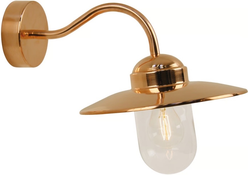 Nordlux - Venkovní nástěnné svítidlo LUXEMBOURG 1xE27/60W/230V IP54 měděná