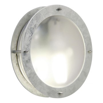 Nordlux - Venkovní nástěnné svítidlo MALTA 1xE27/60W/230V stříbrná