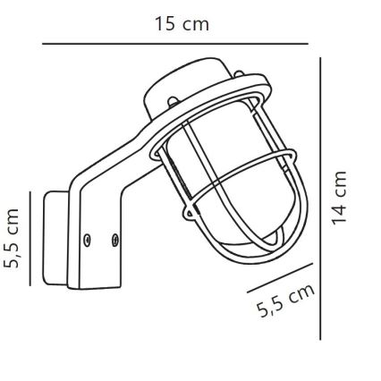 Nordlux - Venkovní nástěnné svítidlo MARINA 1xG9/40W/230V IP44 lesklý chrom