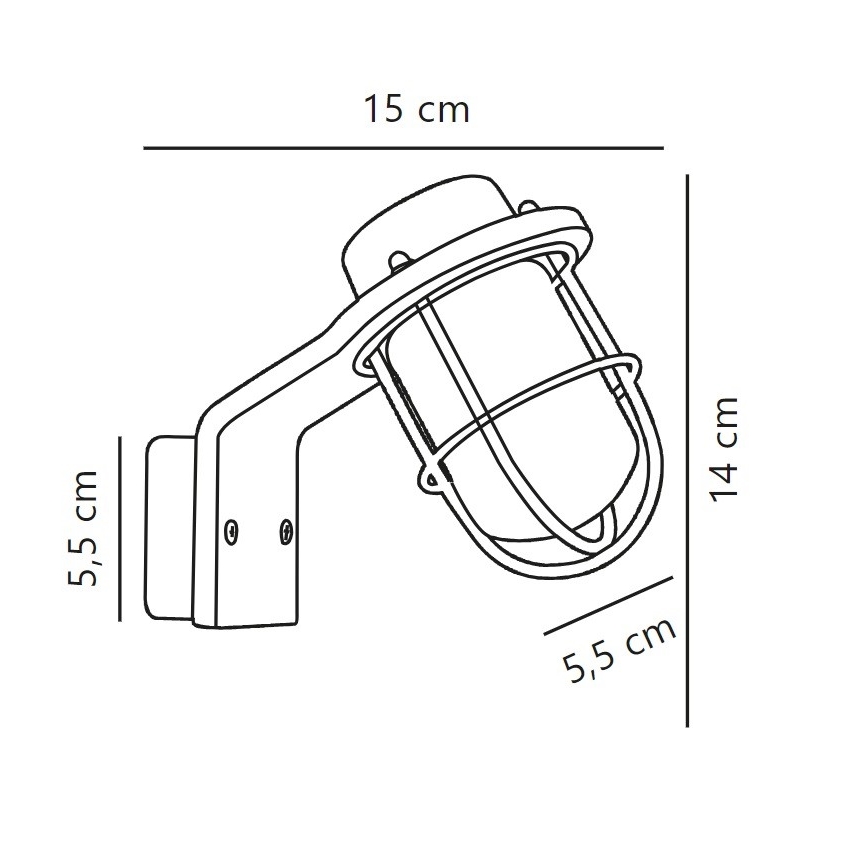 Nordlux - Venkovní nástěnné svítidlo MARINA 1xG9/40W/230V IP44 lesklý chrom