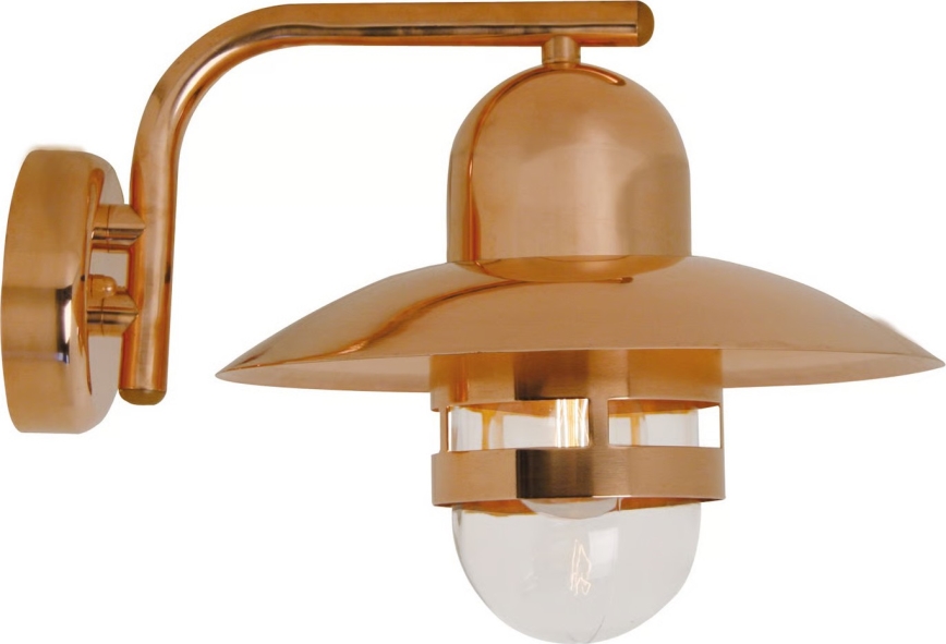 Nordlux - Venkovní nástěnné svítidlo NIBE 1xE27/60W/230V IP54 měděná