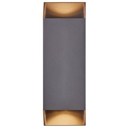 Nordlux - Venkovní nástěnné svítidlo NICO 2xGU10/35W/230V IP54 antracit