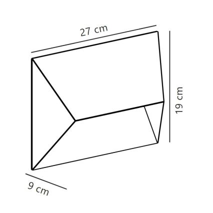 Nordlux - Venkovní nástěnné svítidlo PONTIO 2xGU10/25W/230V IP54