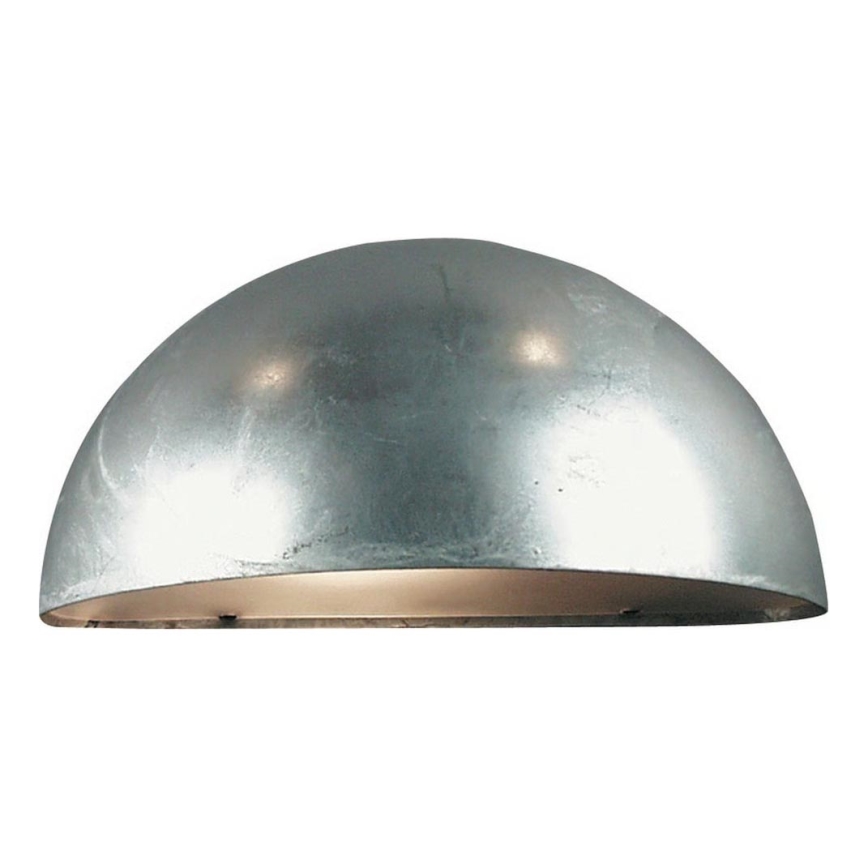 Nordlux - Venkovní nástěnné svítidlo SCORPIUS 1xE27/60W/230V IP33 stříbrná