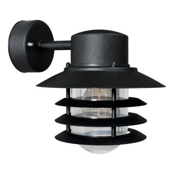 Nordlux - Venkovní nástěnné svítidlo VEJERS 1xE27/60W/230V IP54 černá
