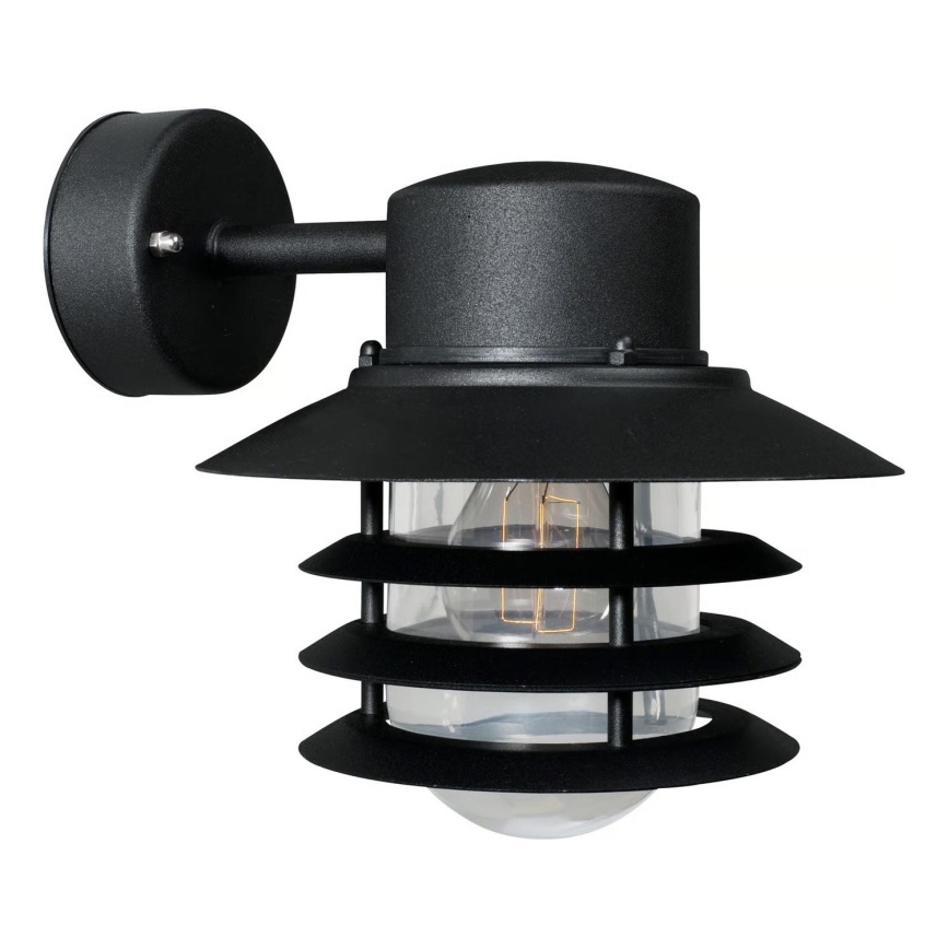 Nordlux - Venkovní nástěnné svítidlo VEJERS 1xE27/60W/230V IP54 černá