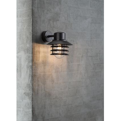 Nordlux - Venkovní nástěnné svítidlo VEJERS 1xE27/60W/230V IP54 černá