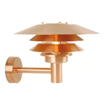 Nordlux - Venkovní nástěnné svítidlo VENO 1xE27/60W/230V IP54 měděná