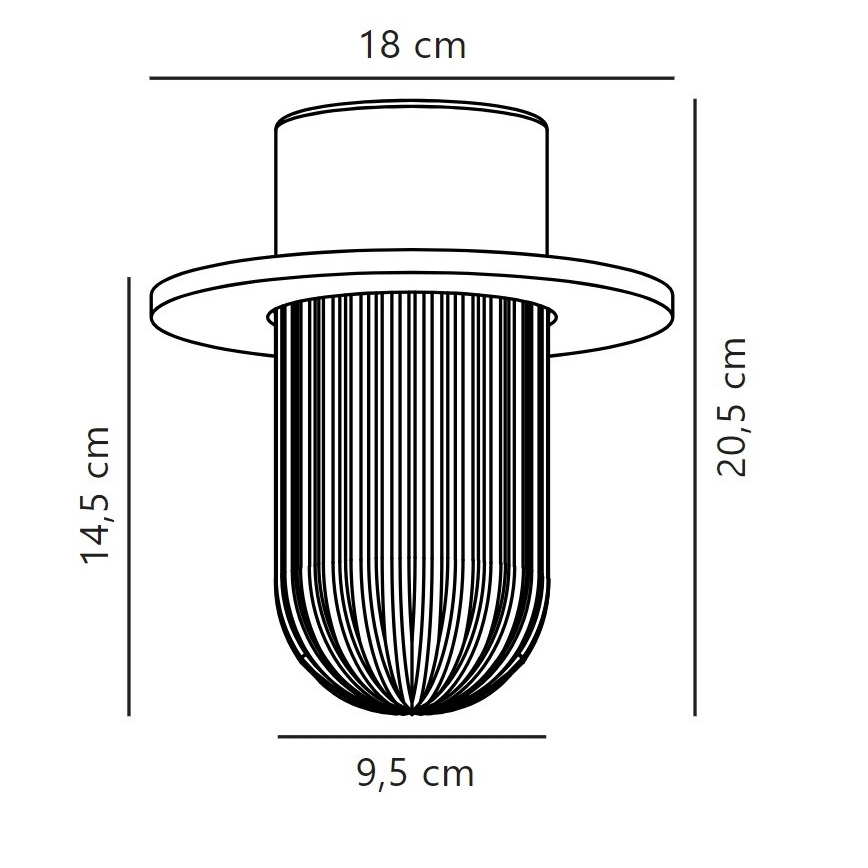 Nordlux - Venkovní stropní svítidlo JANUKA 1xE27/60W/230V IP54 bílá