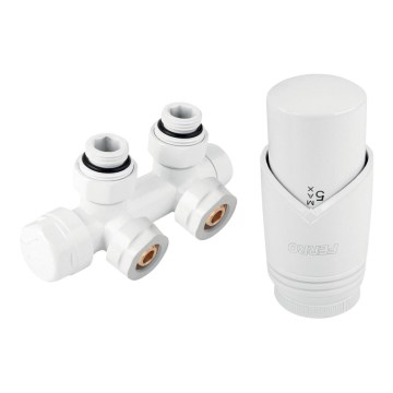 Novaservis - Sada pro radiátory se středovým připojením rohová bílá