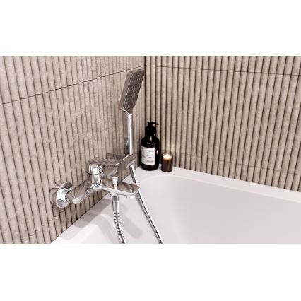 Novaservis - Vanová sada s baterií METALIA lesklý chrom