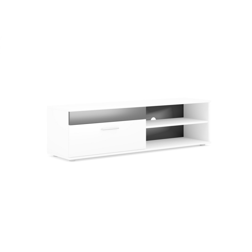 Obývací stěna BRICK 204x150x36 cm bílá/černá