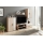 Obývací stěna BRICK 204x150x36 cm dub sonoma/bílá